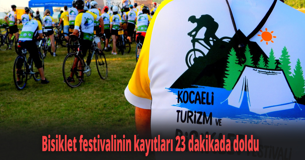 Bisiklet festivalinin kayıtları 23 dakikada doldu
