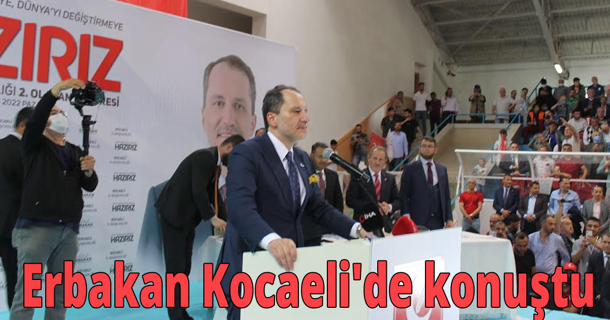 Erbakan Kocaeli'de konuştu