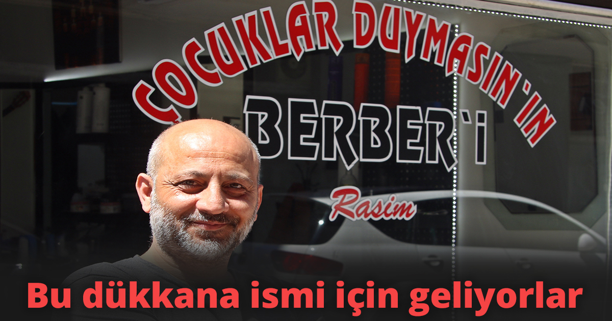 Bu dükkana ismi için geliyorlar