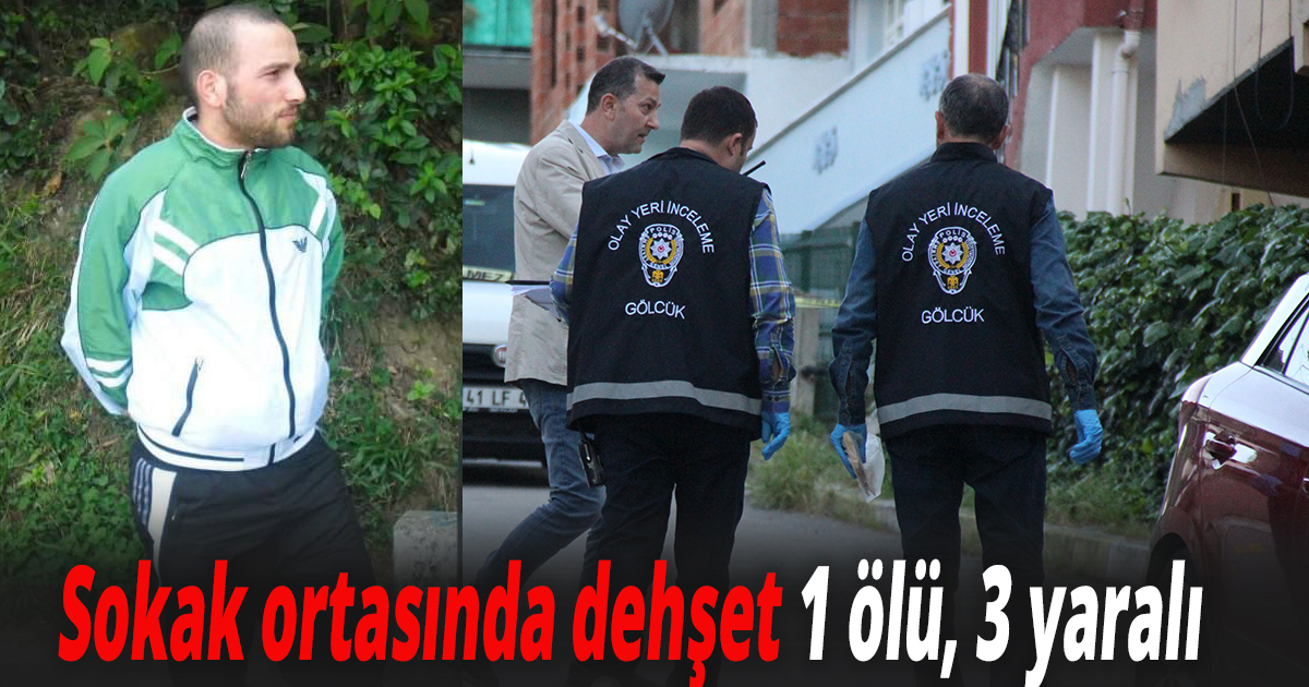 Sokak ortasında silahlı bıçaklı kavga