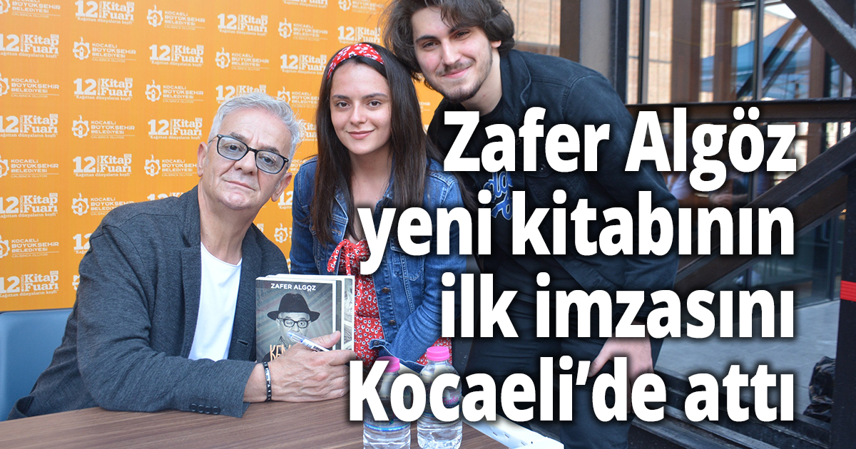Zafer Algöz ve Can Yılmaz’a Kitap Fuarı’nda büyük ilgi