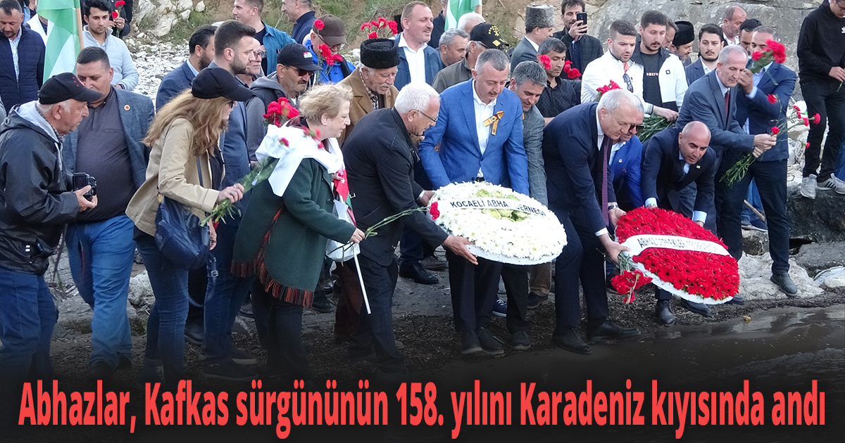 Abhazlar, Kafkas sürgününün 158. yılını Karadeniz kıyısında andı