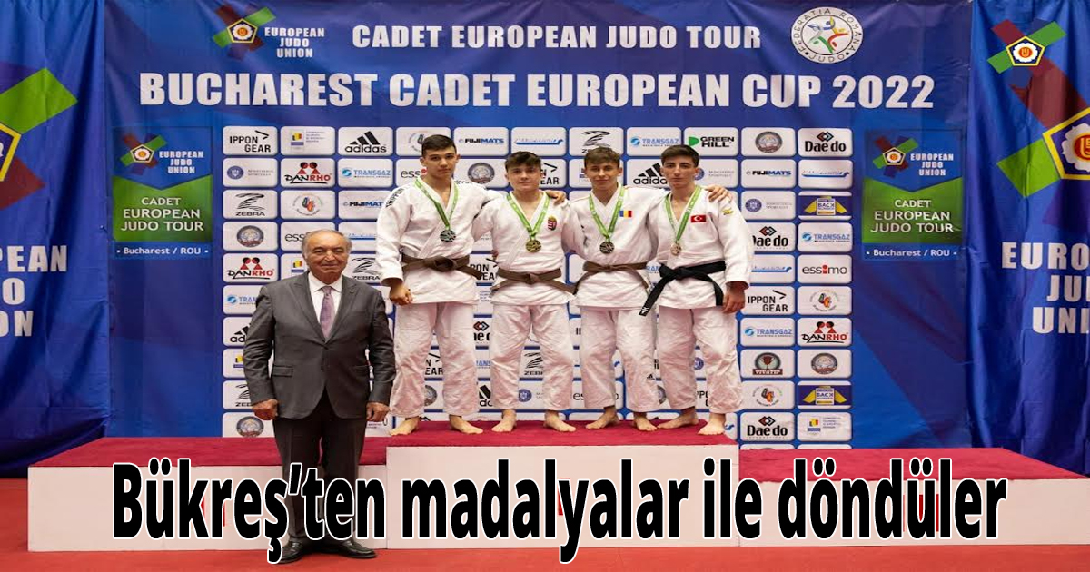 Bükreş’ten madalyalar ile döndüler