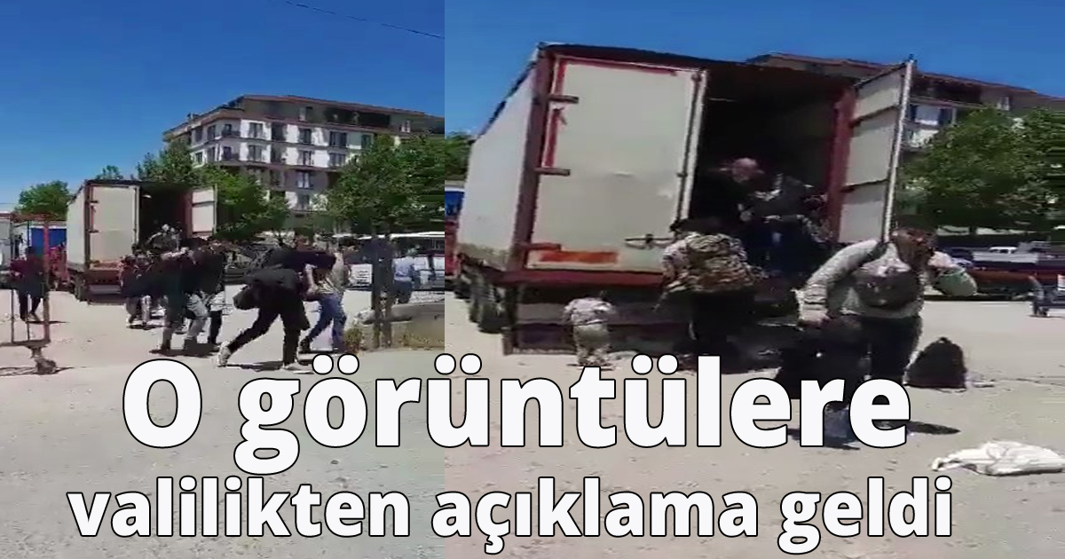  O görüntülere valilikten açıklama geldi