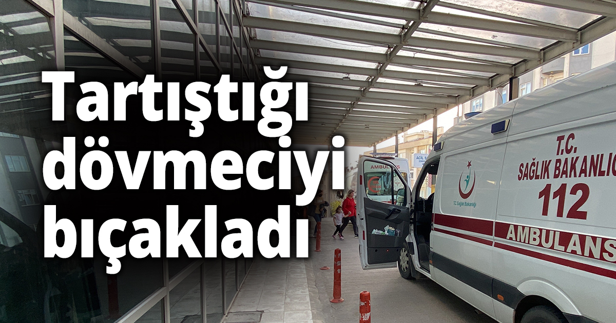 Tartıştığı dövmeciyi bıçaklayarak yaraladı