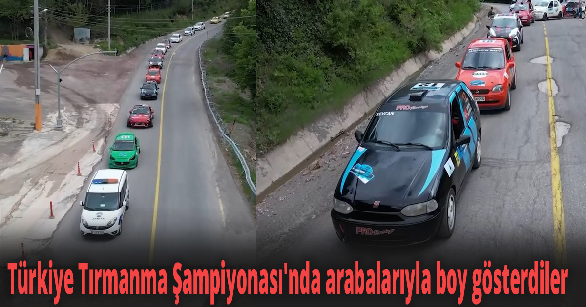 Türkiye Tırmanma Şampiyonası'nda arabalarıyla boy gösterdiler