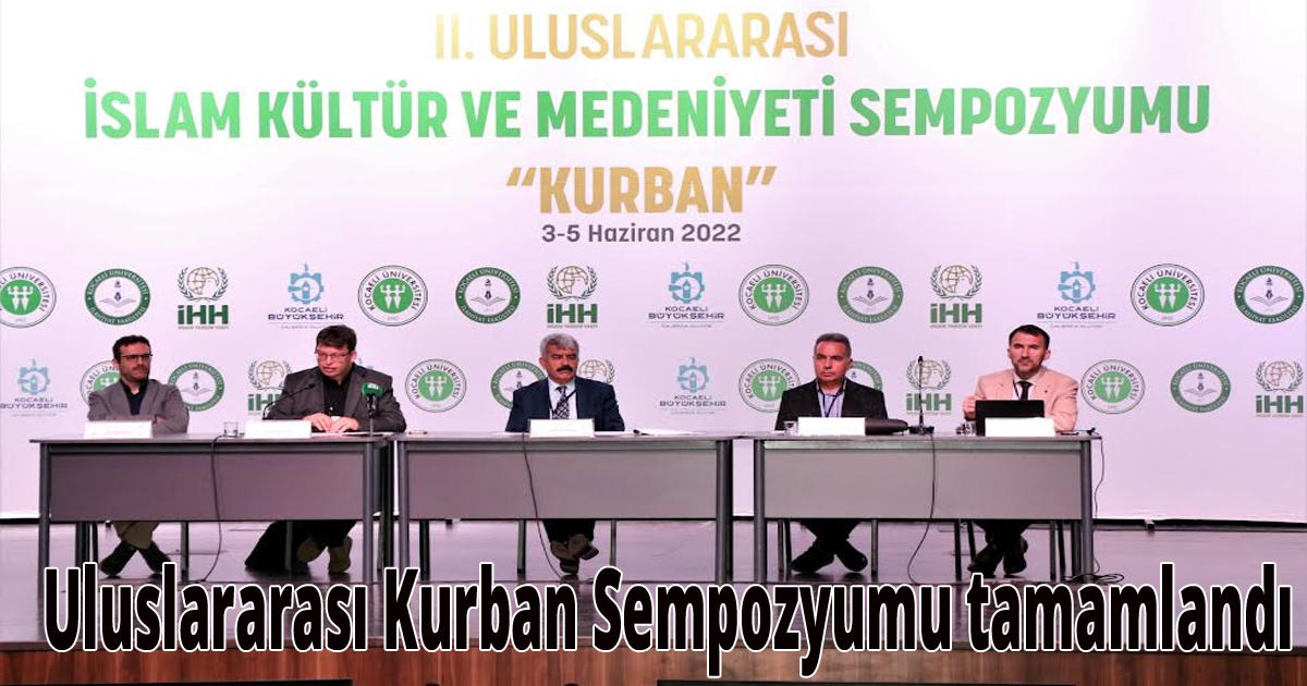 Uluslararası Kurban Sempozyumu tamamlandı