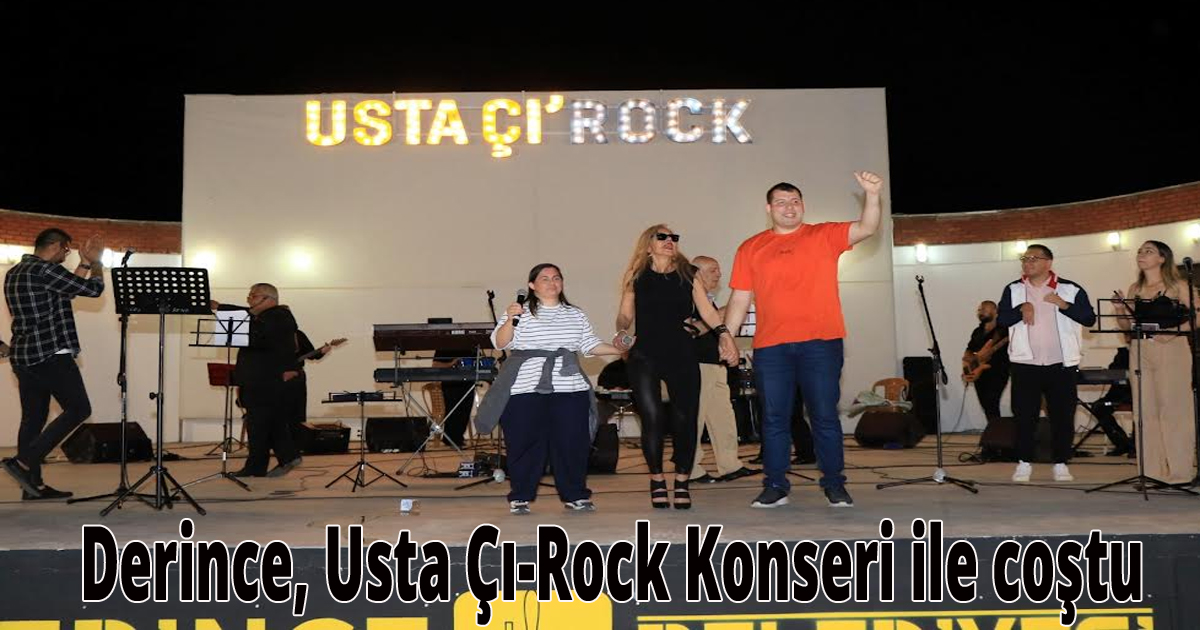 Derince, Usta Çı-Rock Konseri ile coştu