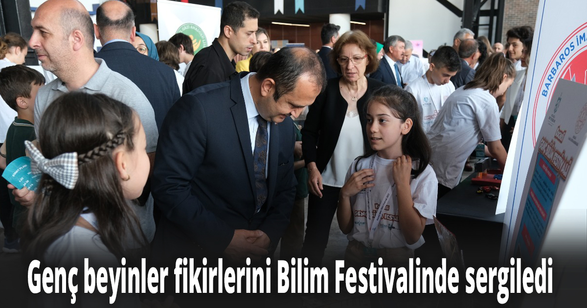Genç beyinler fikirlerini Bilim Festivalinde sergiledi