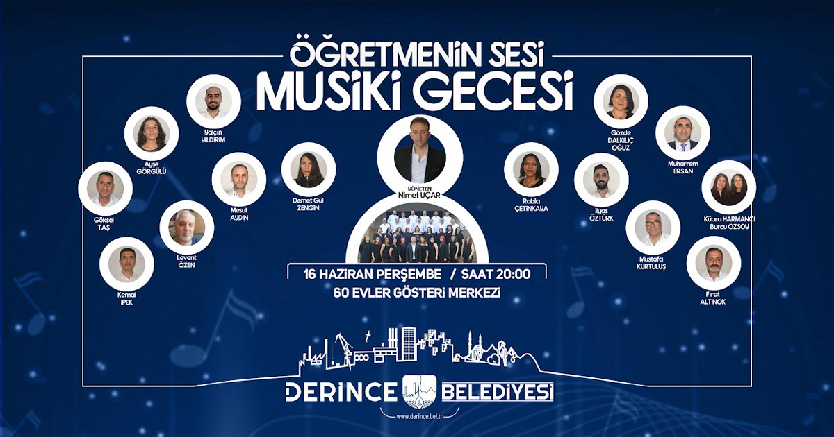 Derince’de Musiki Gecesi