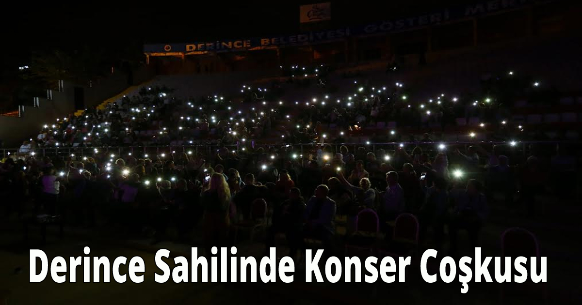 Derince Sahilinde Konser Coşkusu