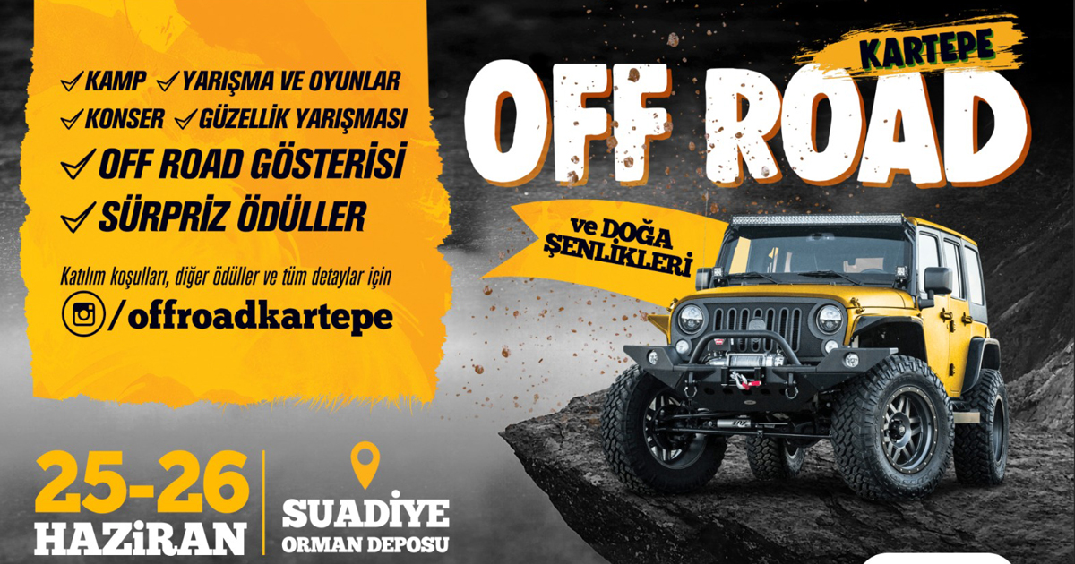 Kartepe Off-Road ve Doğa Şenliği başlıyor