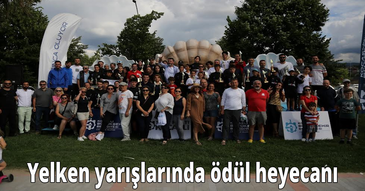 Yelken yarışlarında ödül heyecanı