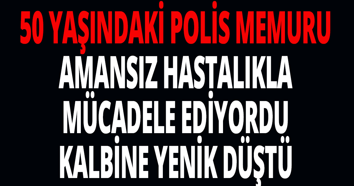 Polis memuru kalbine yenik düştü