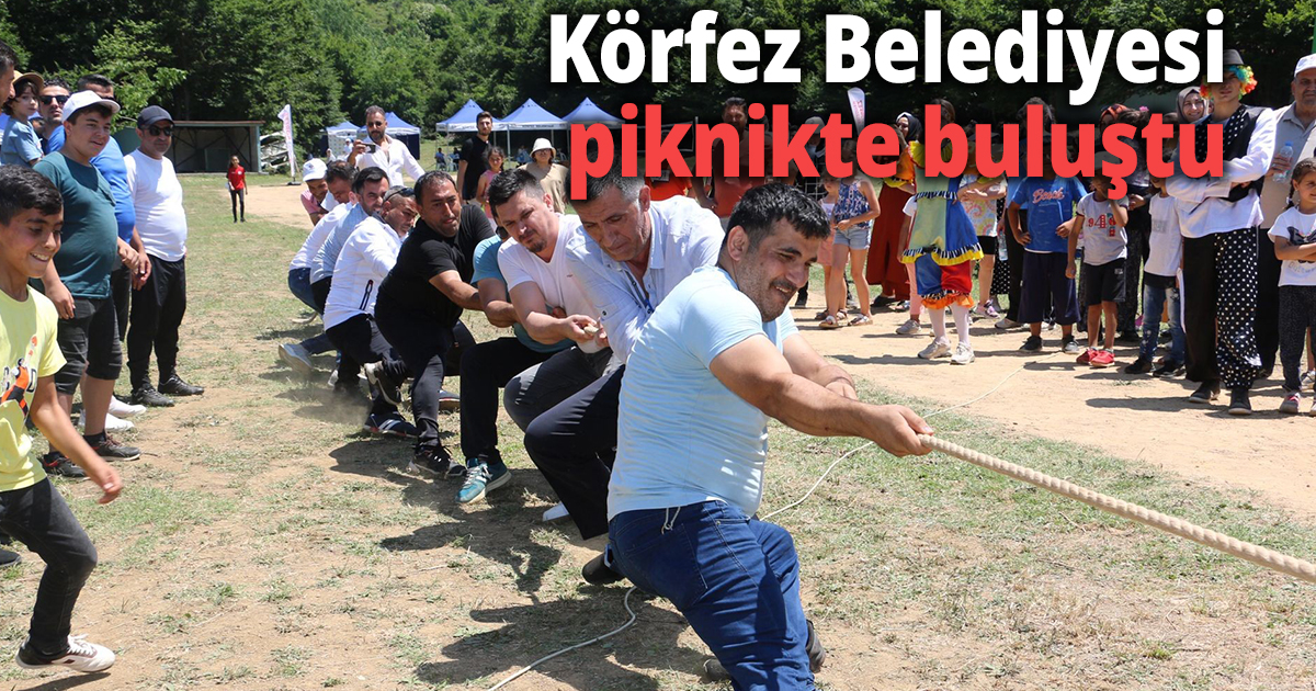 Körfez Belediyesi piknikte buluştu