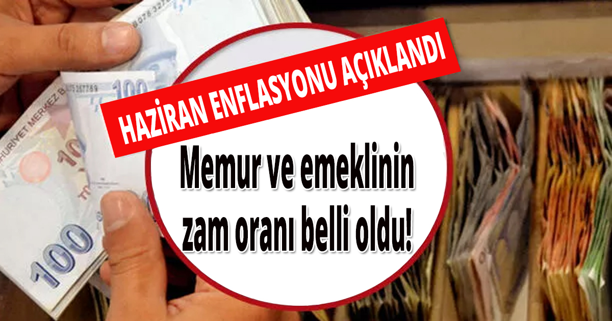 Enflasyon açıklandı