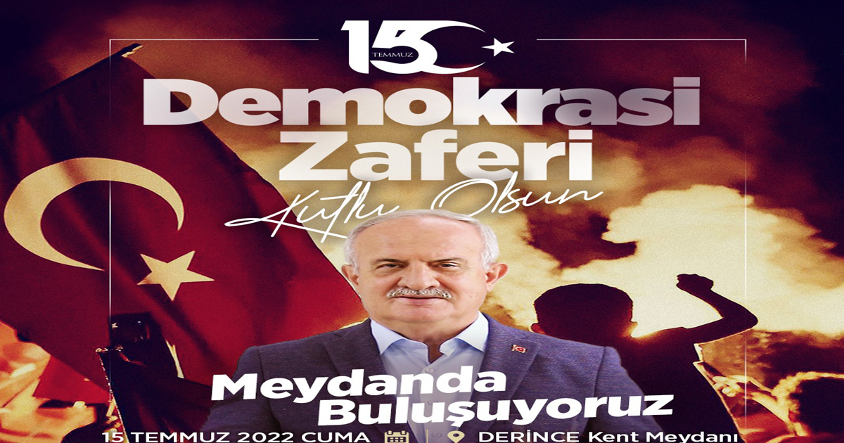 Başkan Aygün’den 15 Temmuz Mesajı