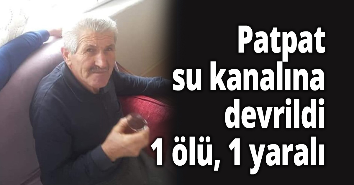 Patpat su kanalına devrildi:-