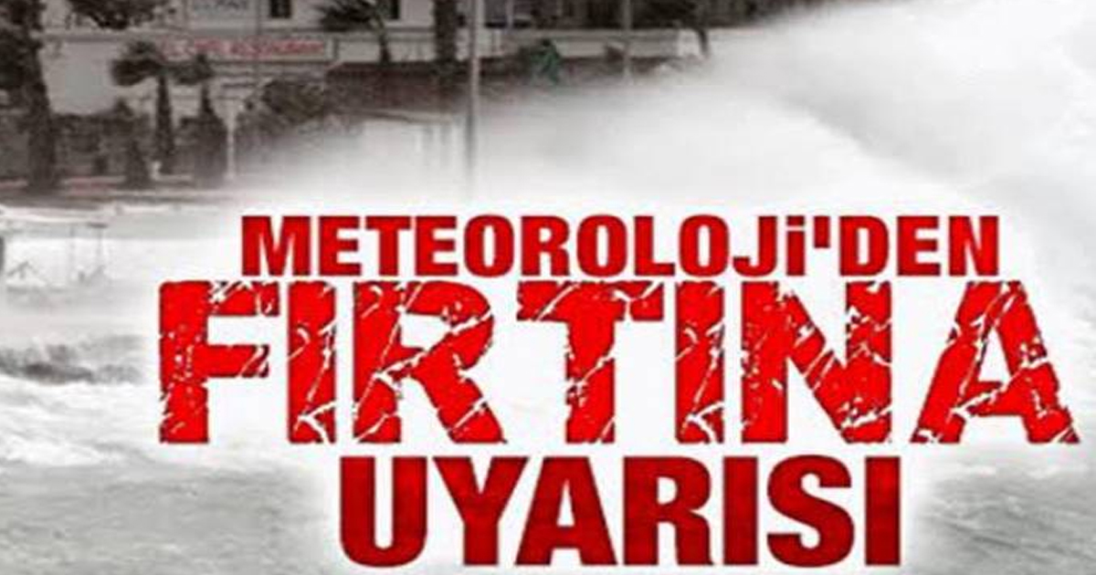 Fırtına bekleniyor
