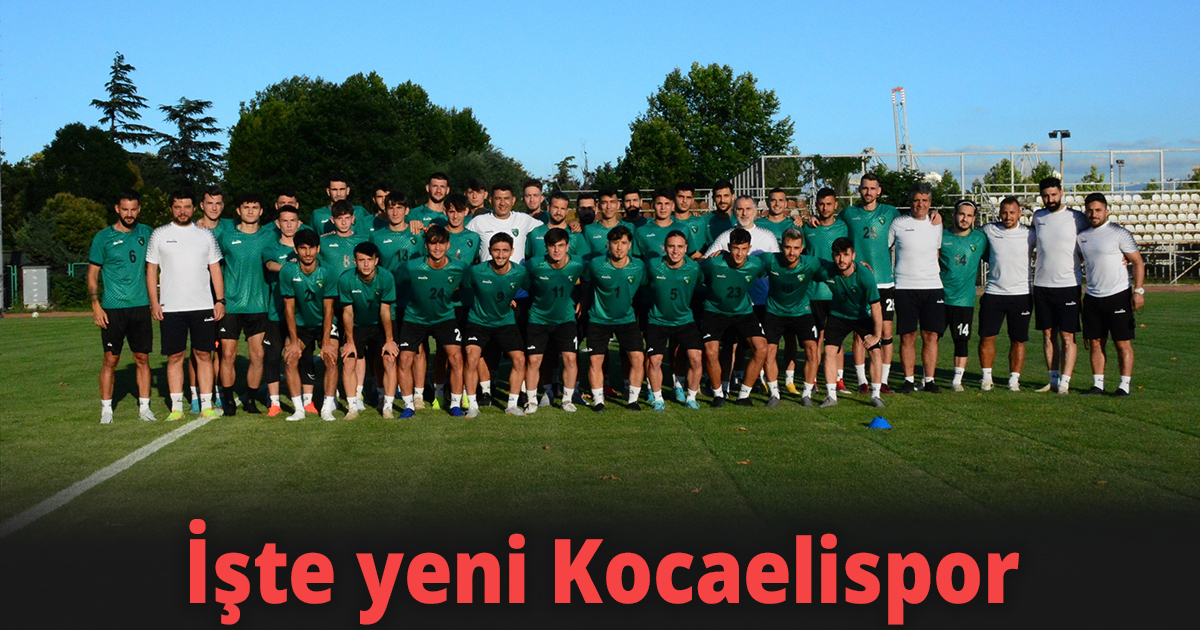 İşte yeni Kocaelispor