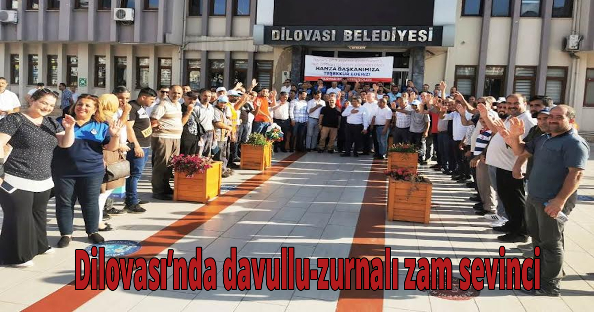  Dilovası’nda davullu-zurnalı zam sevinci 