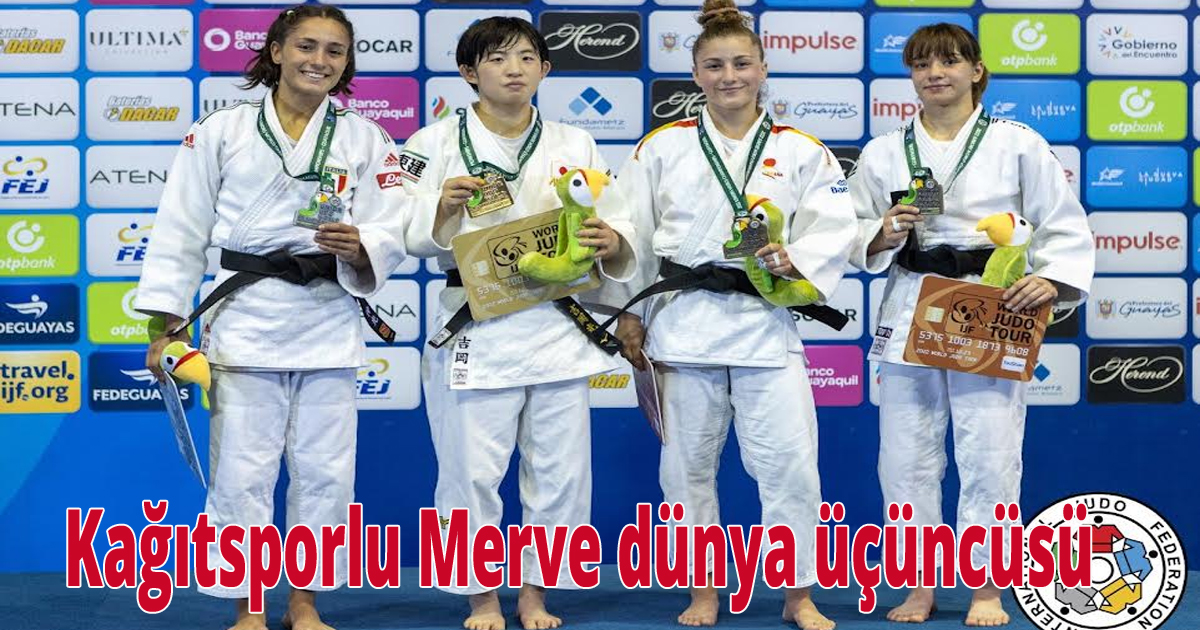 Kağıtsporlu Merve dünya üçüncüsü