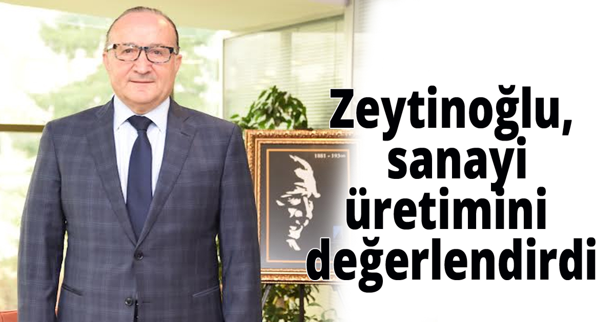 Zeytinoğlu sanayi üretimini değerlendirdi
