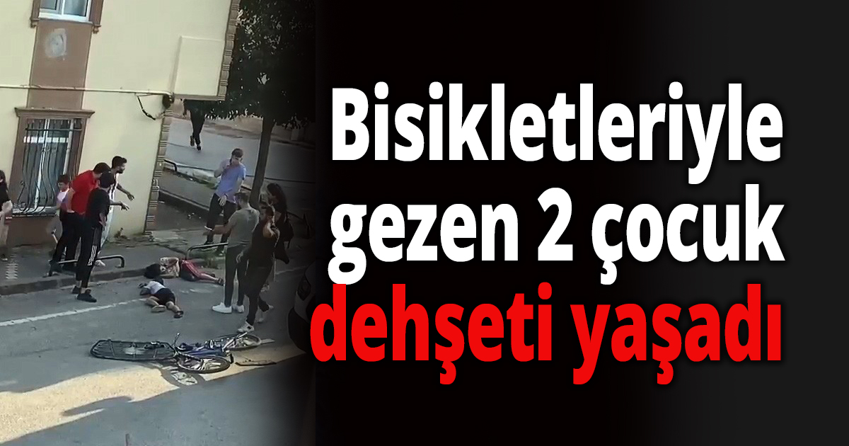 Bisikletleriyle gezen 2 çocuk dehşeti yaşadı