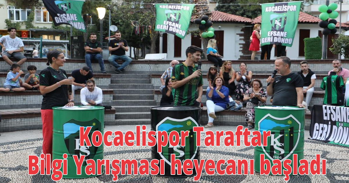 Kocaelispor Taraftar Bilgi Yarışması heyecanı başladı