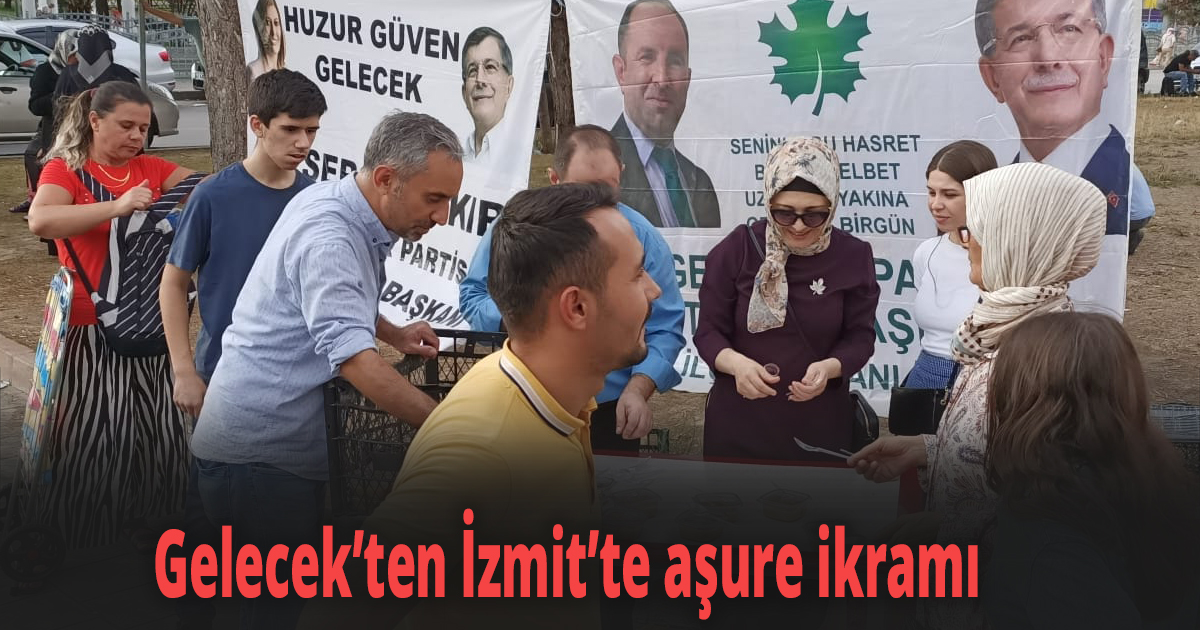 Gelecek’ten İzmit’te aşure ikramı