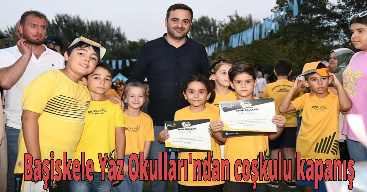 Başiskele Yaz Okulları'ndan coşkulu kapanış