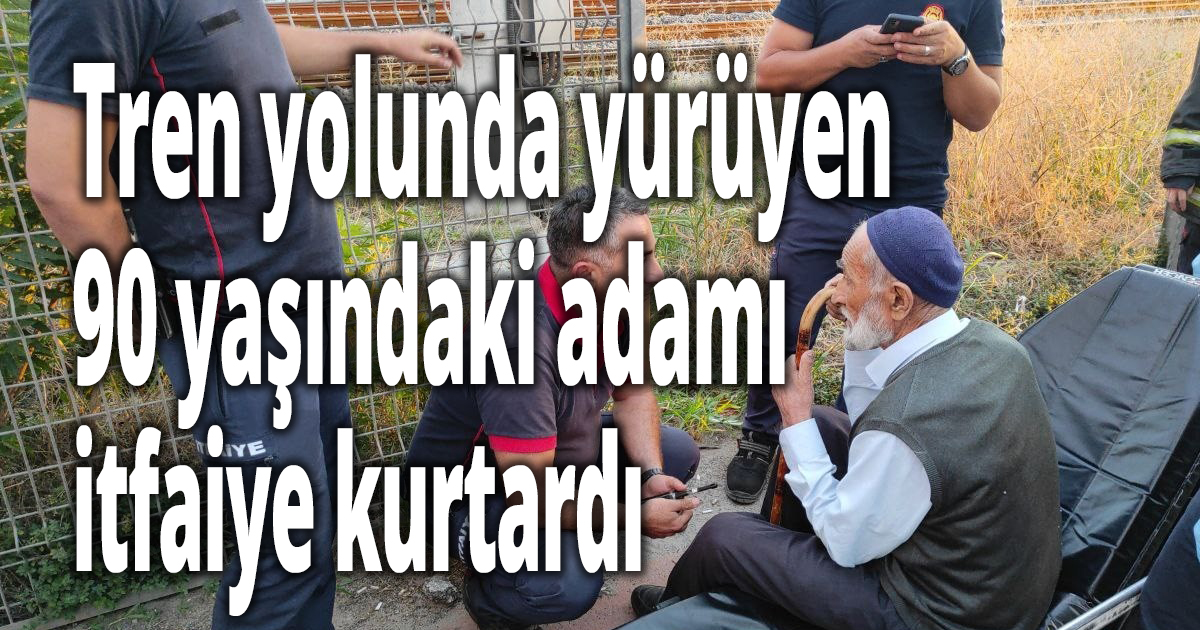 Bileti olmadığı için trene alınmadı, tren yoluna çıkarak 1 kilometre yürüdü