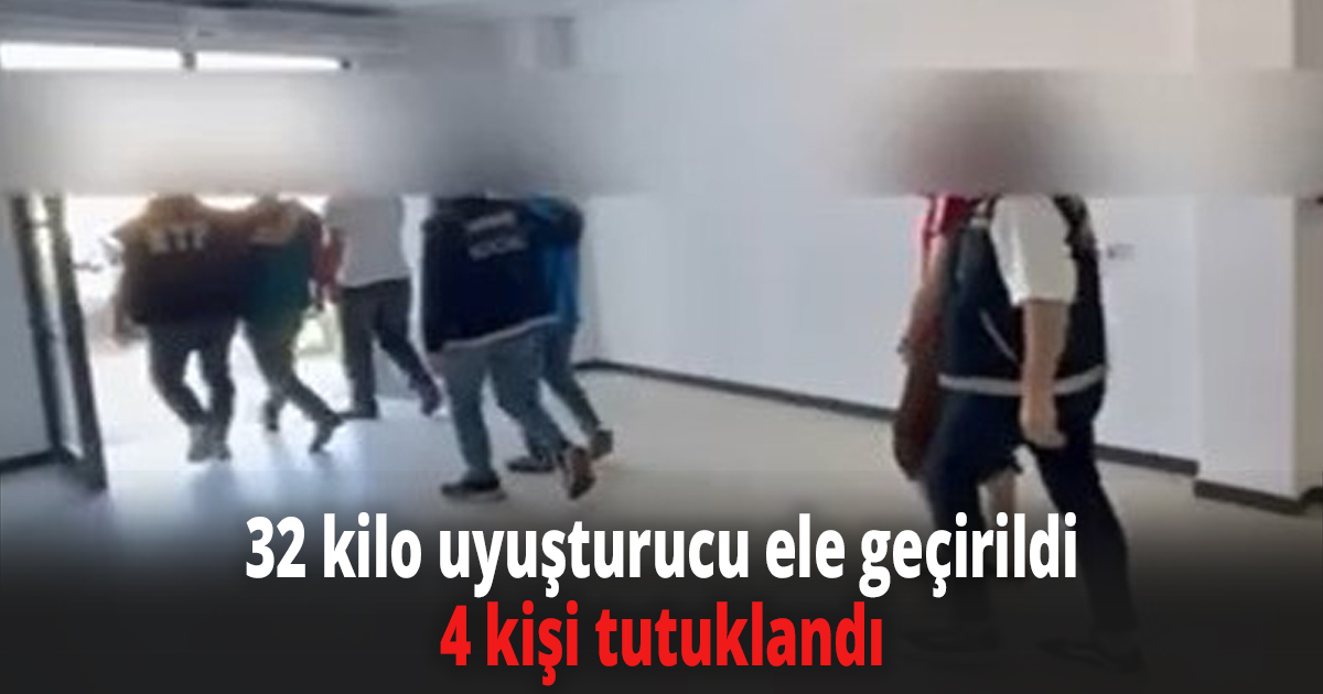 Kocaeli'de 32 kilo uyuşturucu ele geçirildi