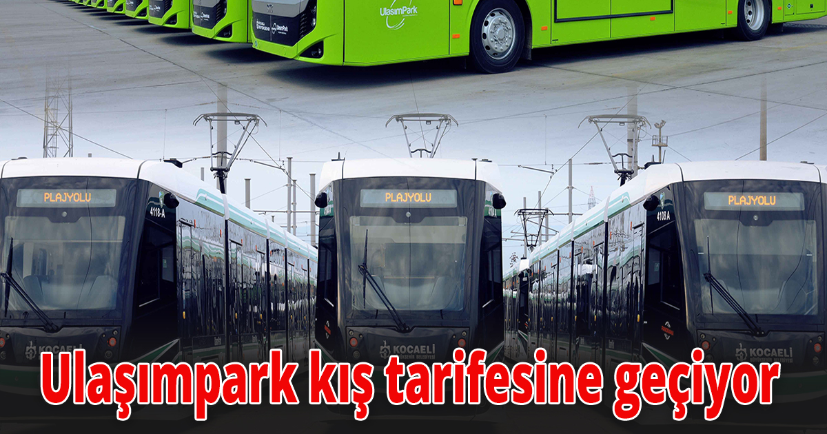 Ulaşımpark kış tarifesine geçiyor
