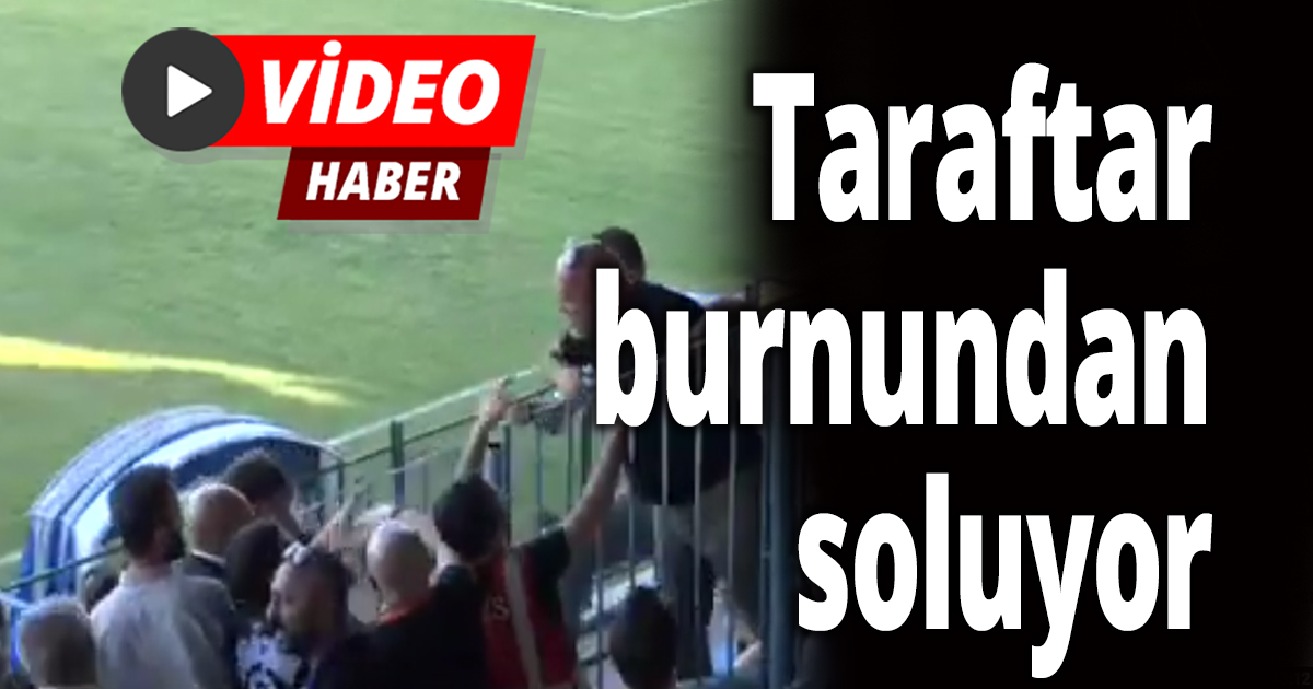 Taraftar burnundan soluyor