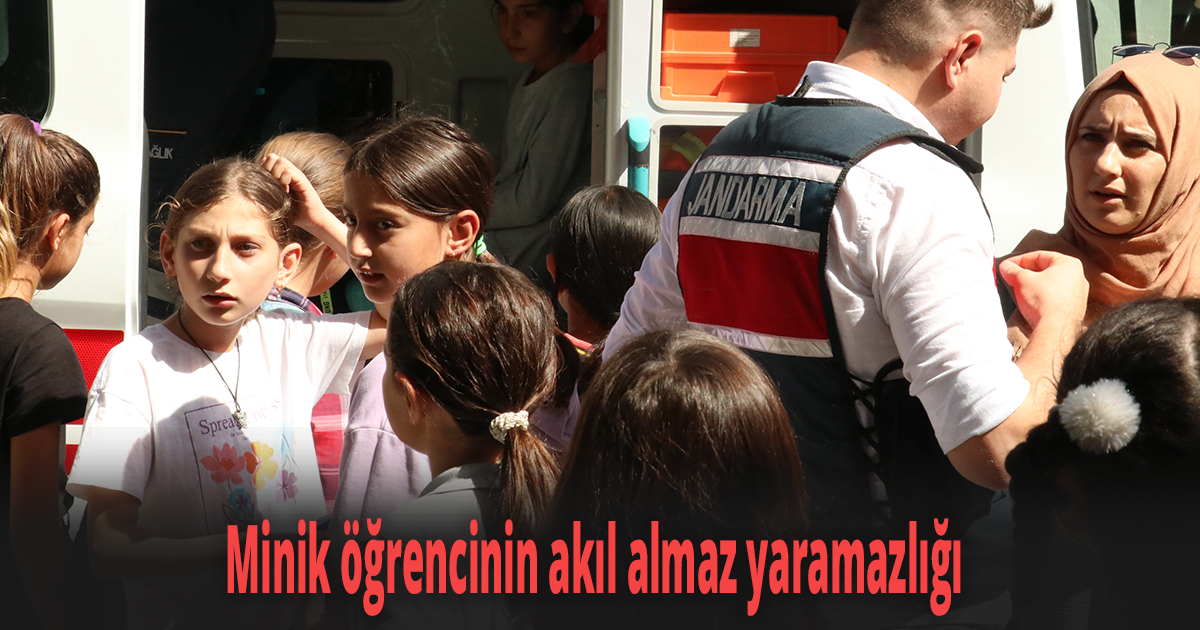 Minik öğrencinin akıl almaz yaramazlığı