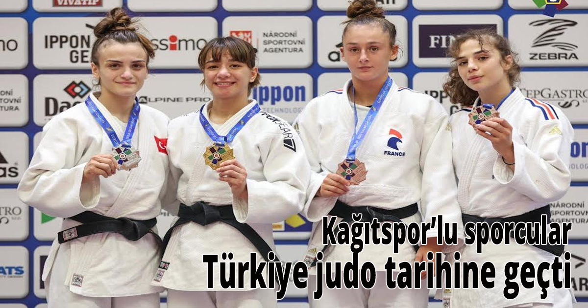 Kağıtspor’lu sporcular Türkiye judo tarihine geçti