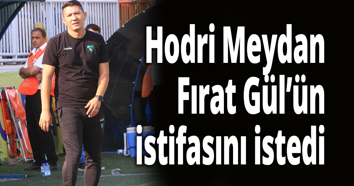 Kocaelispor taraftar grubu Hodri Meydan, Fırat Gül’ün istifasını istedi