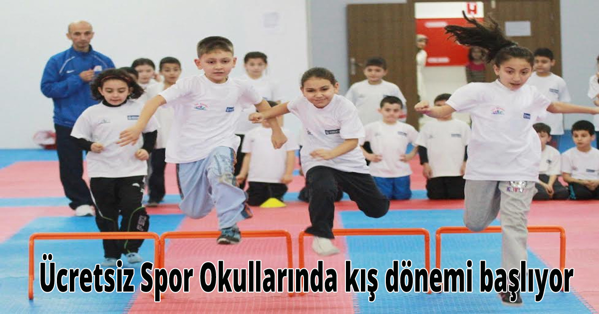Ücretsiz Spor Okullarında kış dönemi başlıyor