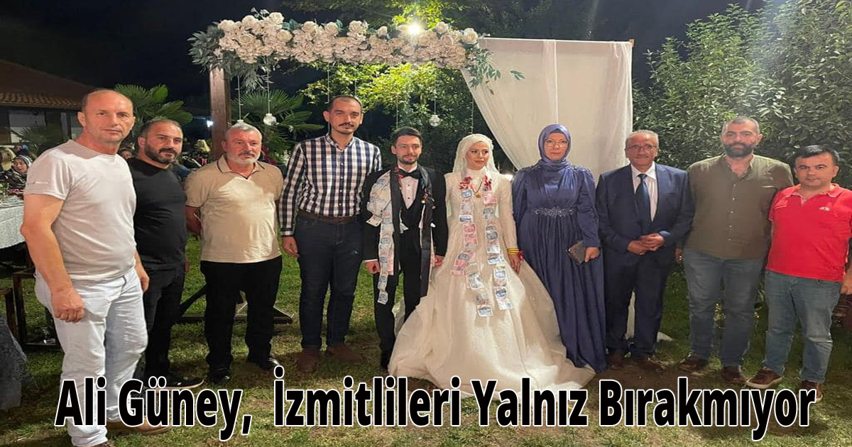 Ali Güney,  İzmitlileri Yalnız Bırakmıyor