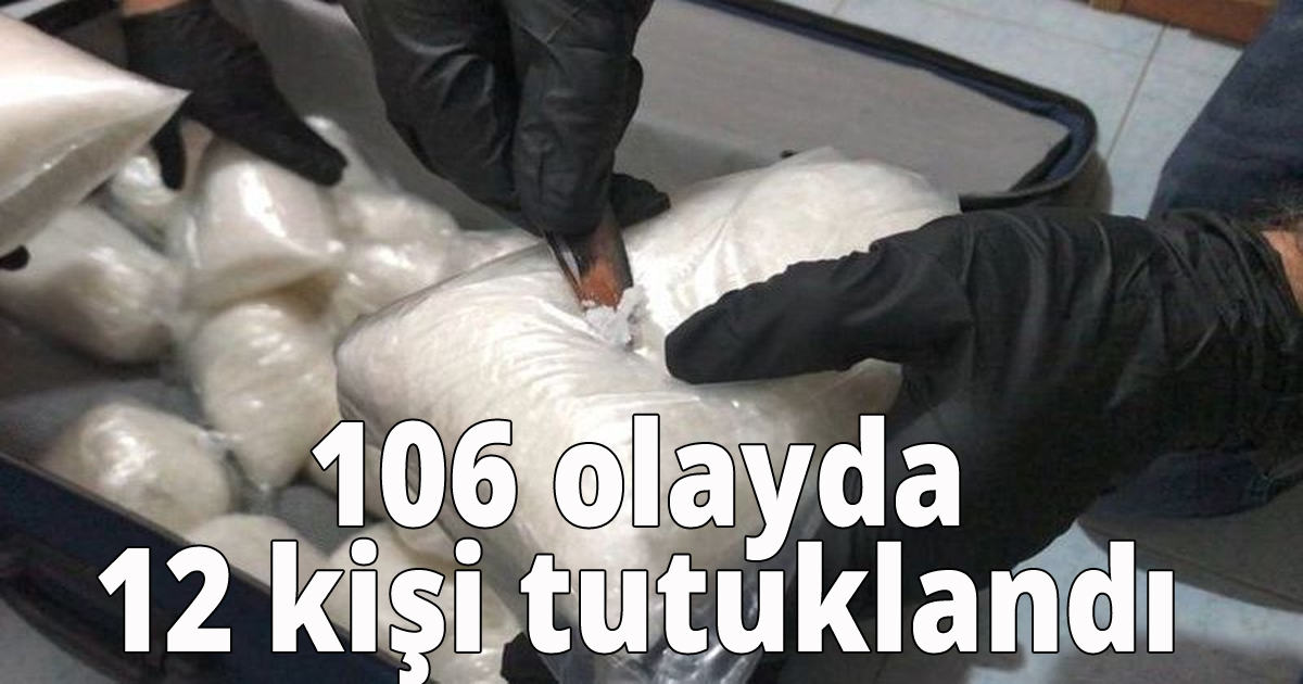 12 kişi tutuklandı