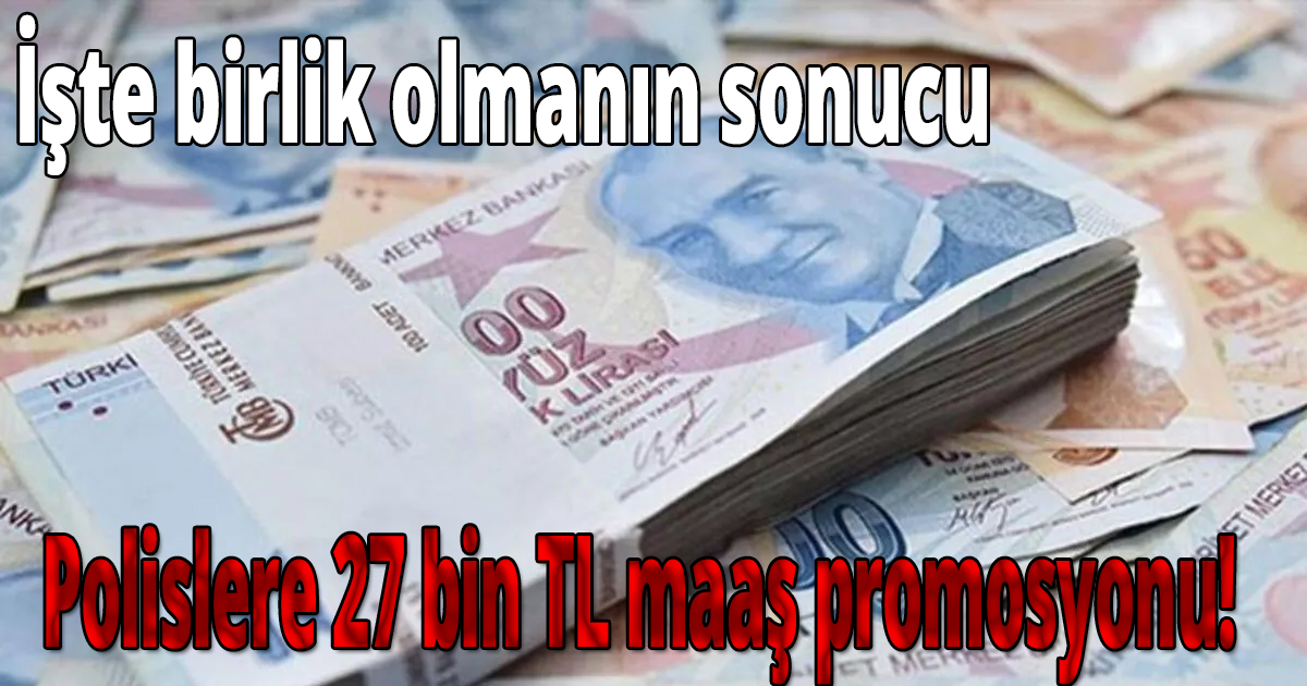 İşte birlik olmanın sonucu
