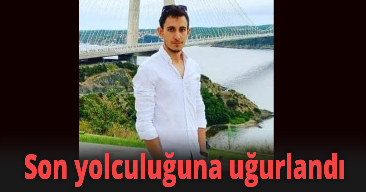 Kağıt gibi ezilen otomobilde can vermişti, son yolculuğuna uğurlandı