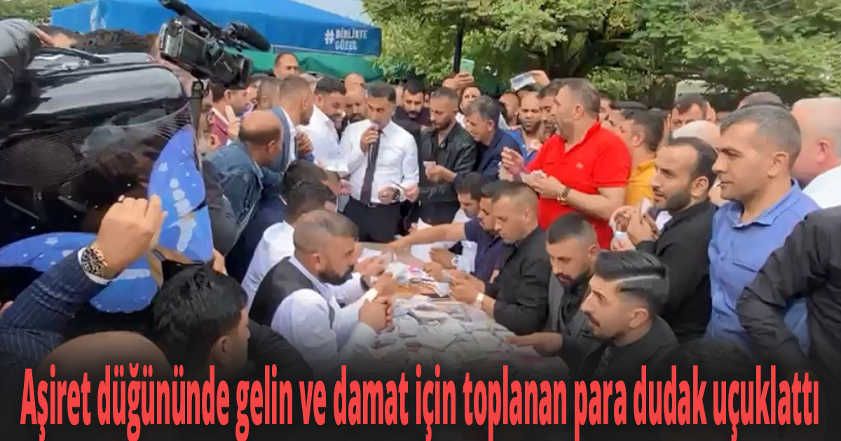 Banka değil, aşiret düğünü