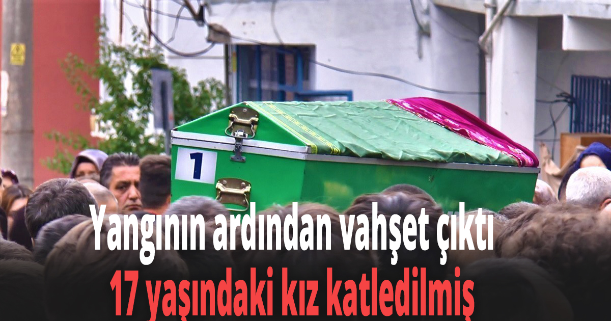Yangının ardından vahşet çıktı