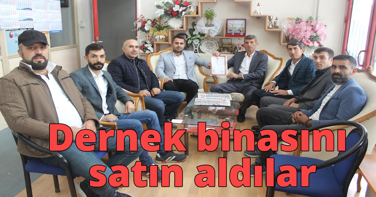 Dernek binasını satın aldılar