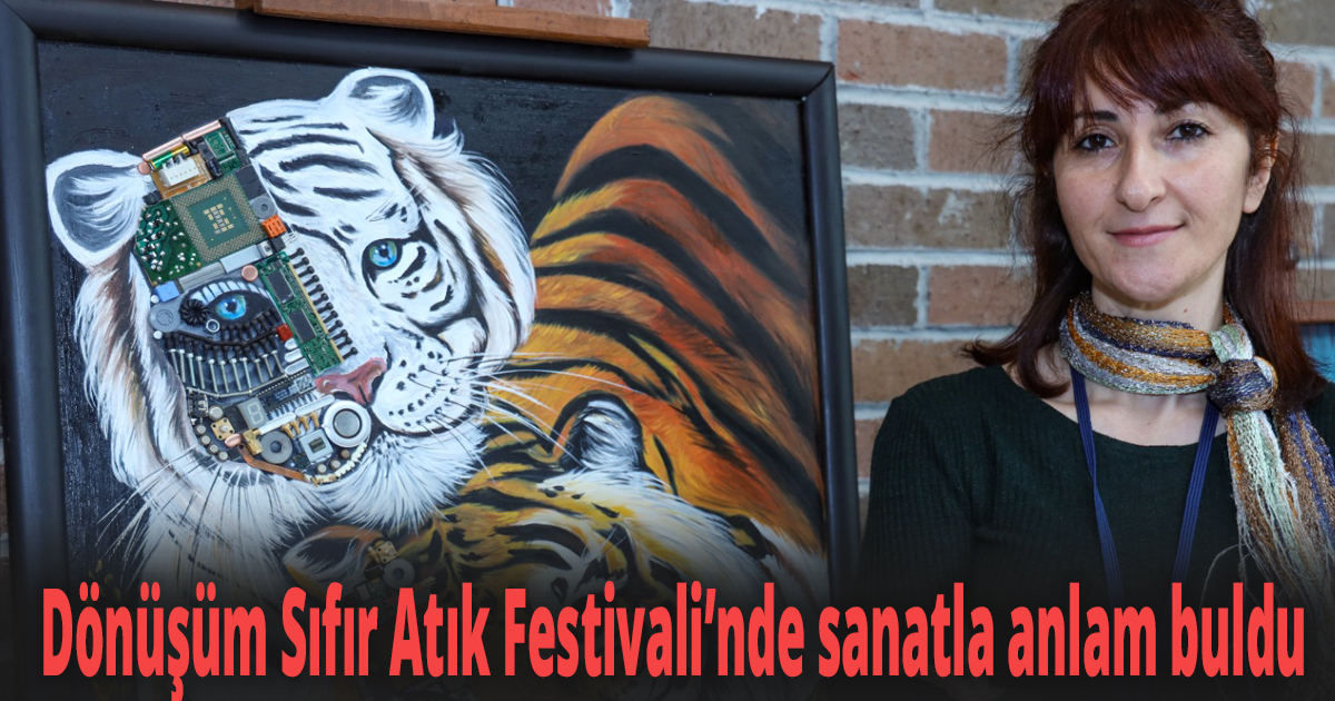 Dönüşüm Sıfır Atık Festivali’nde sanatla anlam buldu