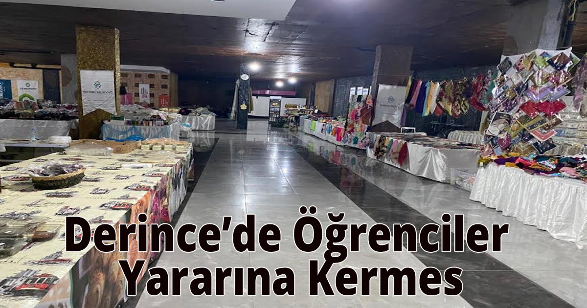 Derince’de Öğrenciler Yararına Kermes