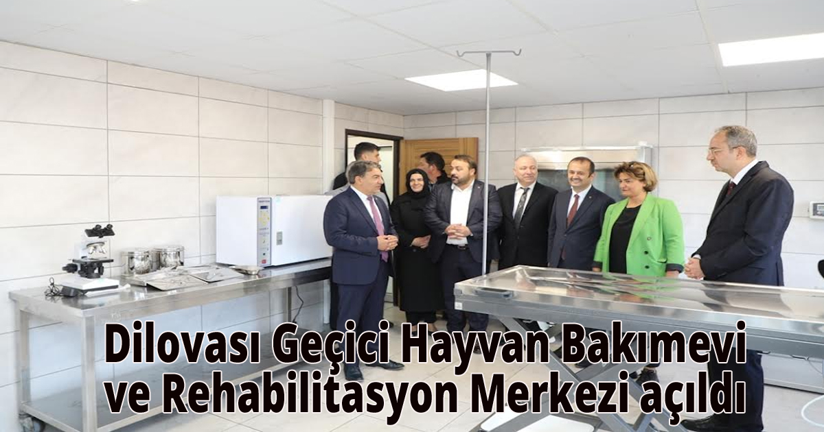 Dilovası Geçici Hayvan Bakımevi ve Rehabilitasyon Merkezi açıldı 