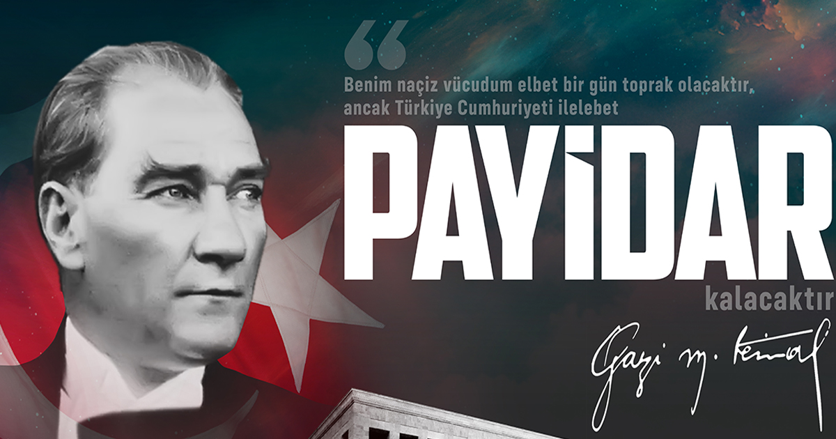 Başkan Yıldızlı ''Saat 9’u 5 geçe Ata’mızın huzurundayız''